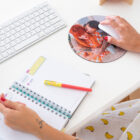 Alfombrilla de ratón redonda