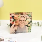 Bloque de metacrilato 15x15 cm.