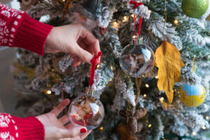 Bola personalizada con fotos para árbol de Navidad