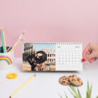 Calendario de mesa Clásico en formato horizontal