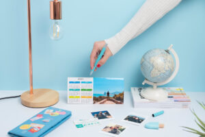 Calendario de mesa sencillo. Pack de 2 unidades iguales