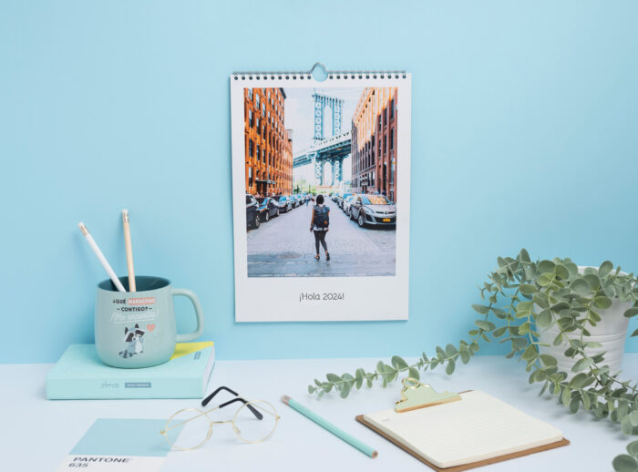 Calendario de pared clásico en tamaño A4