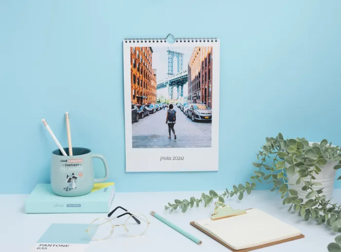 Calendario de pared clásico en tamaño A4