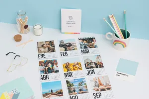 Calendario Imán Retro