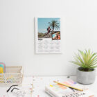 Calendario póster pequeño tamaño 15x20 cm