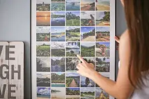 Collage Instagram 50×70 cm. con marco negro