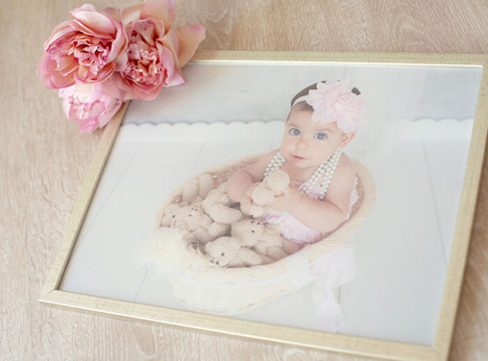 Cuadro con foto en madera