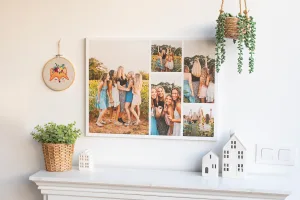 Lienzo collage slim 60x45 cm.