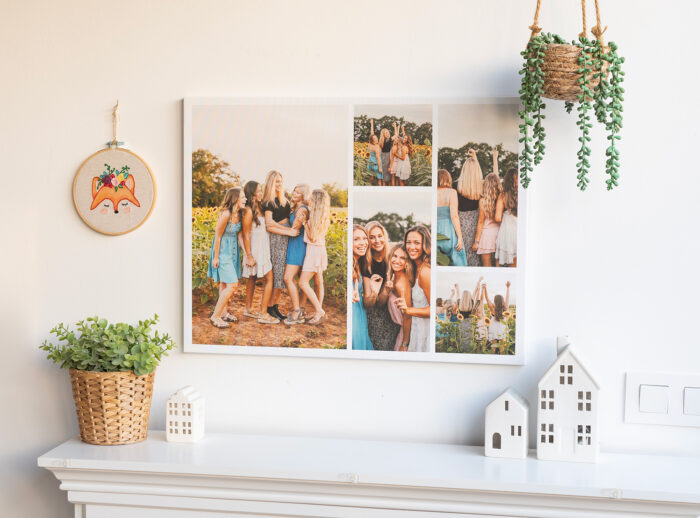 Lienzo collage slim 60x45 cm.