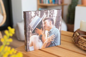 Lienzo de mesa 20x20 cm.