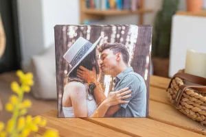 Lienzo de mesa 20x20 cm.