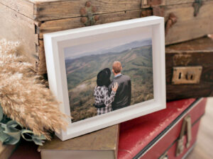 marco de fotos flotante