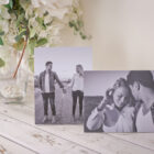 portafotos de madera