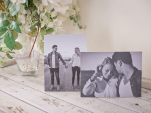 portafotos de madera