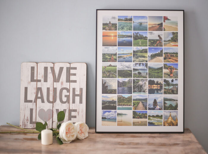 imagen poster collage instagram