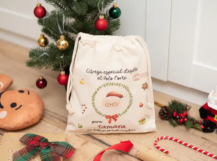 saco regalos papa noel pequeño 1