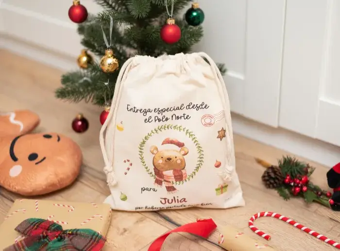 saco regalos papa noel pequeño 2