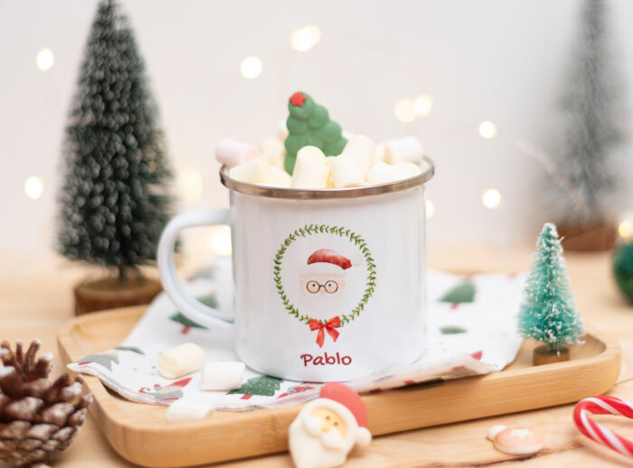 taza metalica navidad 4