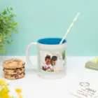 Taza personalizada con la frase "Papá, eres lo más. Como tú, no hay uno igual." y espacio para incluir una foto.