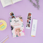 Tira de fotomatón con tus fotos. Se puede utilizar como punto de lectura